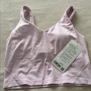 LULULEMON PINK ALIGN TANK C/D CUP